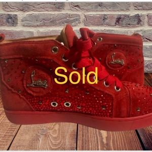 Christian Louboutin
Red Louis Jeweled With Star Studs